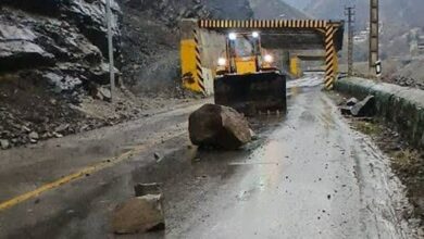 انجام 40 مورد ریزشبرداری در محورهای مواصلاتی کرمانشاه