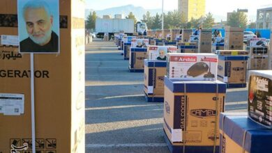 اهدای 61 سری جهیزیه به نوعروسان قزوینی