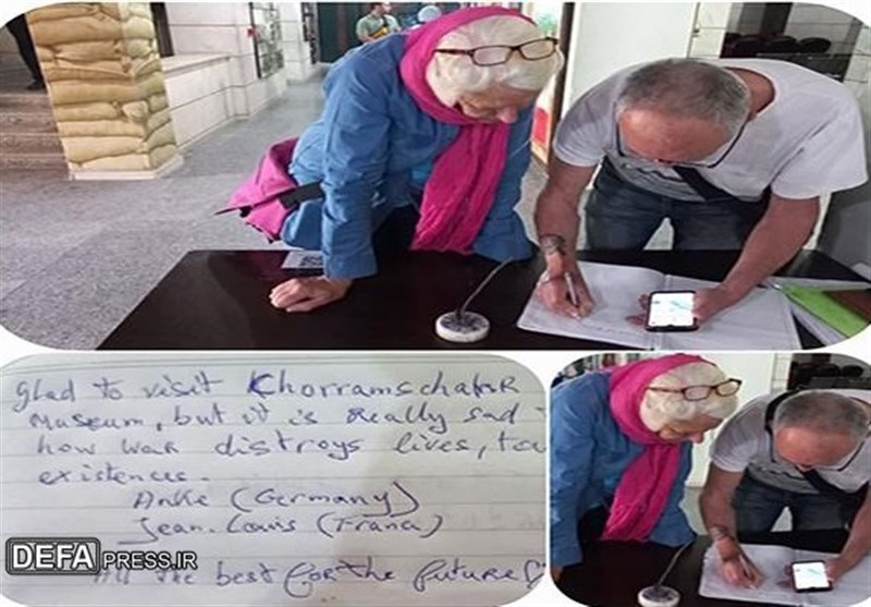 بازدید گردشگران اروپایی از موزه دفاع مقدس و مقاومت خرمشهر
