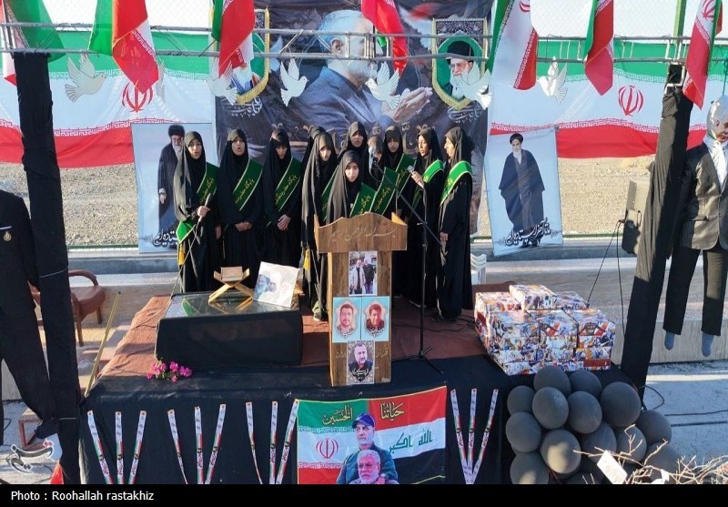 بزرگداشت شهادت شهید سلیمانی در مجتمع امام بخش توکهور