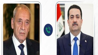 تاکید السودانی بر حمایت از لبنان در تماس تلفنی با نبیه بری