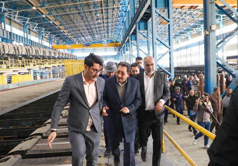خط تولید کلاف فولاد در ابرکوه افتتاح شد