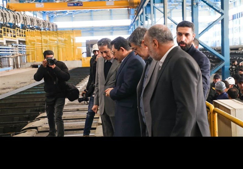 خط تولید کلاف فولاد در ابرکوه افتتاح شد