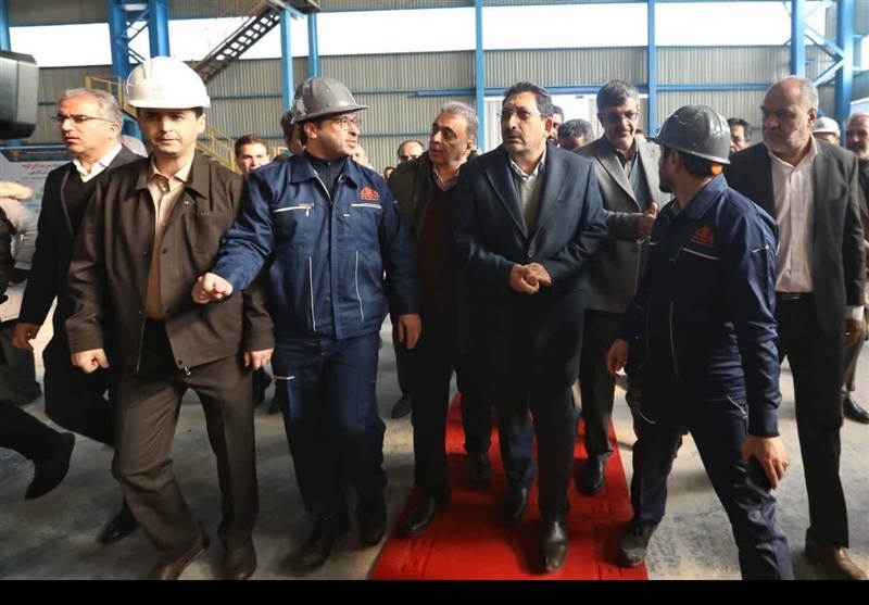 خط تولید کلاف فولاد در ابرکوه افتتاح شد