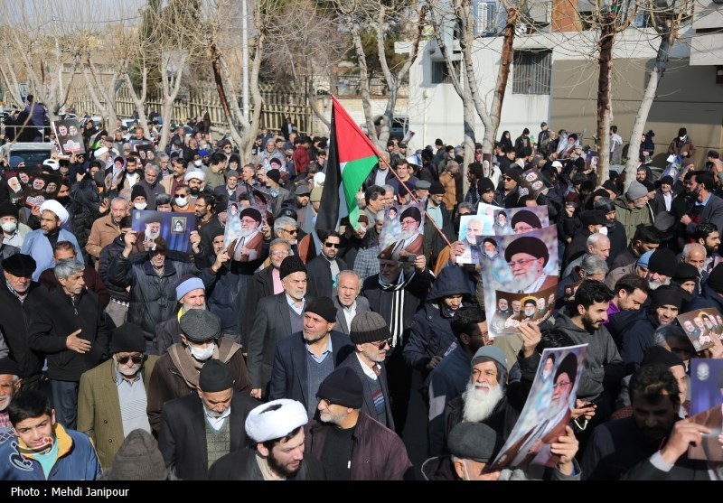 راهپیمایی اصفهانیها به شکرانه پیروزی مردم غزه+فیلم و عکس