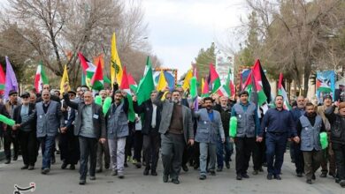 راهپیمایی با شکوه جمعه فتح در کرمان + تصاویر