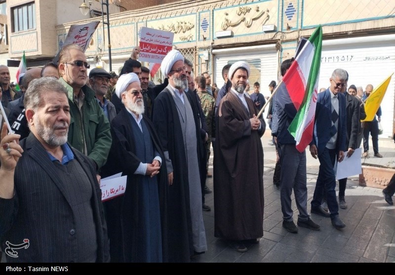 سمنانیها پیروزی مردم غزه را جشن گرفتند+تصاویر