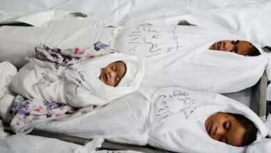 شهادت ۷۷ فلسطینی طی ۲۴ ساعت گذشته در غزه