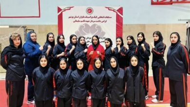 معرفی نفرات برتر مسابقات کیک بوکسینگ بانوان در بوشهر