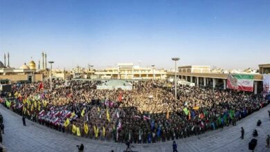 همایش شکوه اقتدار راهیان قدس در قم برگزار شد