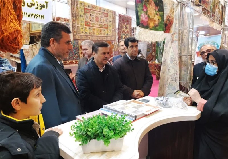 افتتاح نمایشگاه زنجیره تولید فرش دستباف گلستان+تصاویر