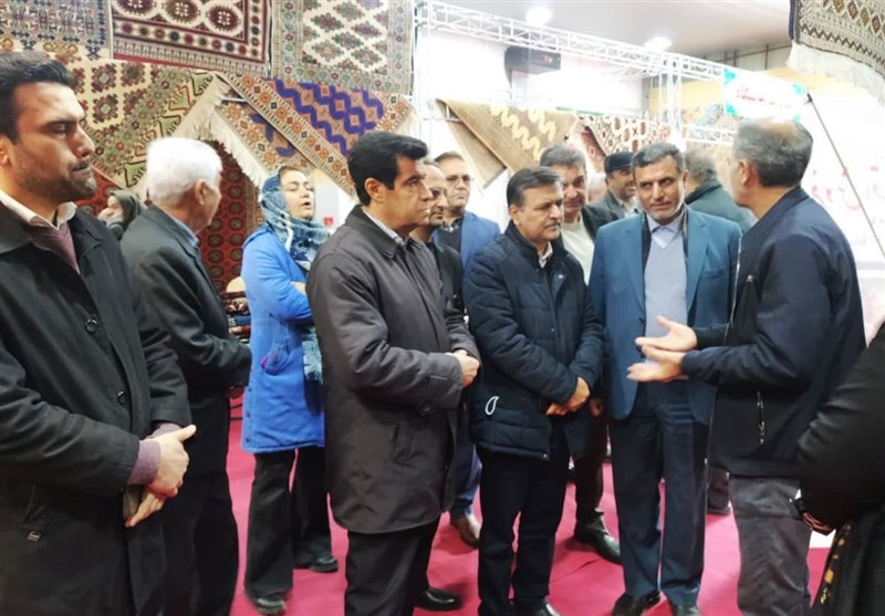 افتتاح نمایشگاه زنجیره تولید فرش دستباف گلستان+تصاویر