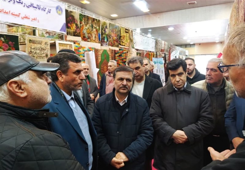 افتتاح نمایشگاه زنجیره تولید فرش دستباف گلستان+تصاویر