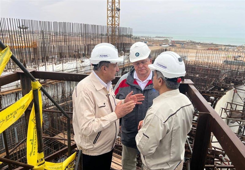 بازدید اسلامی از روند احداث واحدهای 2 و 3 نیروگاه اتمی