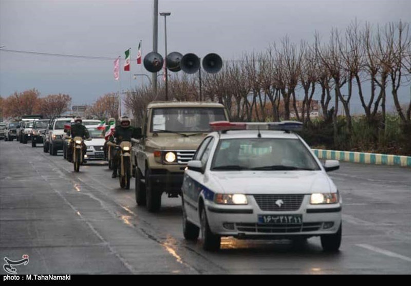 برپایی رژه خودرویی ویژه دهه فجر در نطنز