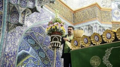 حال و هوای حرم حضرت معصومه(س) در میلاد امام حسین(ع)