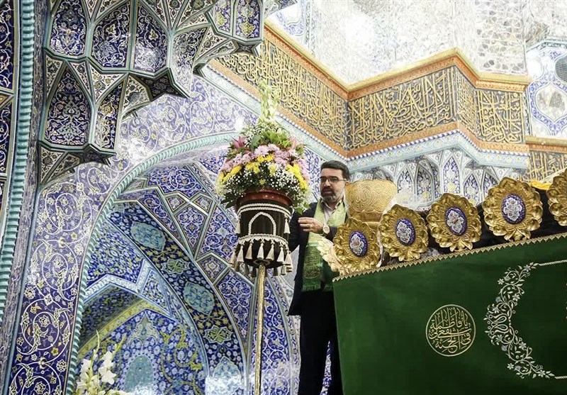 حال و هوای حرم حضرت معصومه(س) در میلاد امام حسین(ع)