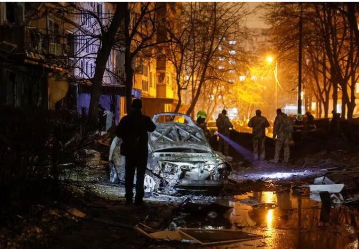 حمله مجدد پهپادهای روسیه به کییف