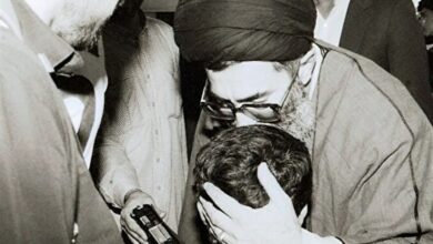 دیدار امامخامنهای با جانبازان در بیمارستان لبافینژاد