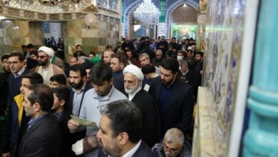 رئیس قوه قضائیه به زیارت حرم حضرت معصومه(س) مشرف شد