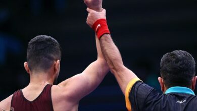 رقابت 50 پهلوان کشتی نیروهای مسلح کشور در امینآباد ری