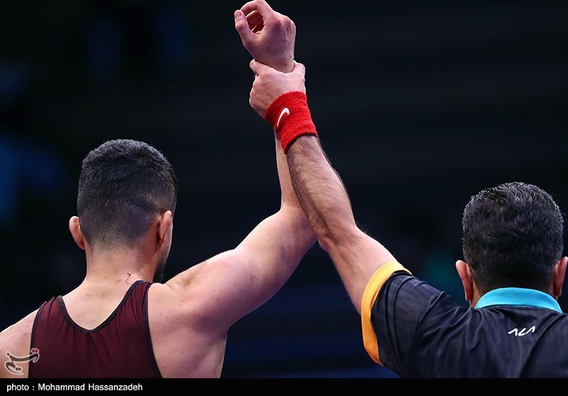 رقابت 50 پهلوان کشتی نیروهای مسلح کشور در امینآباد ری