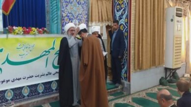 عمامهگذاری طلاب بوشهری در نیمه شعبان