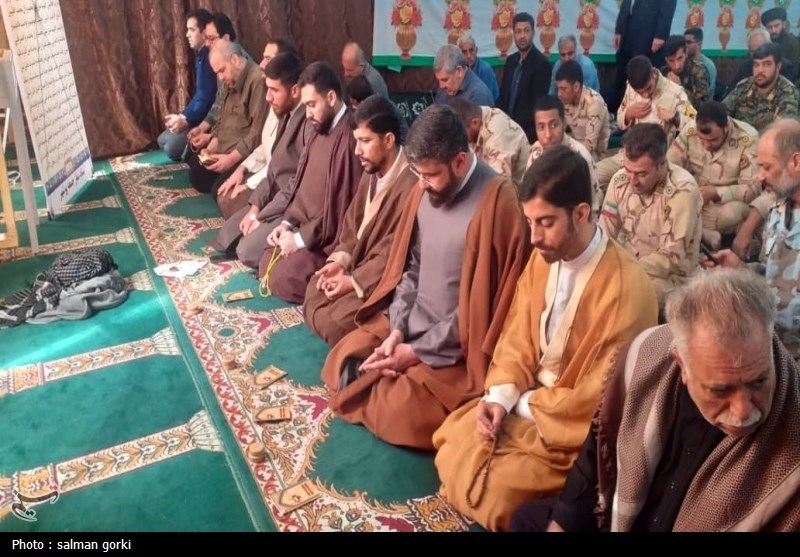 عمامهگذاری طلاب بوشهری در نیمه شعبان