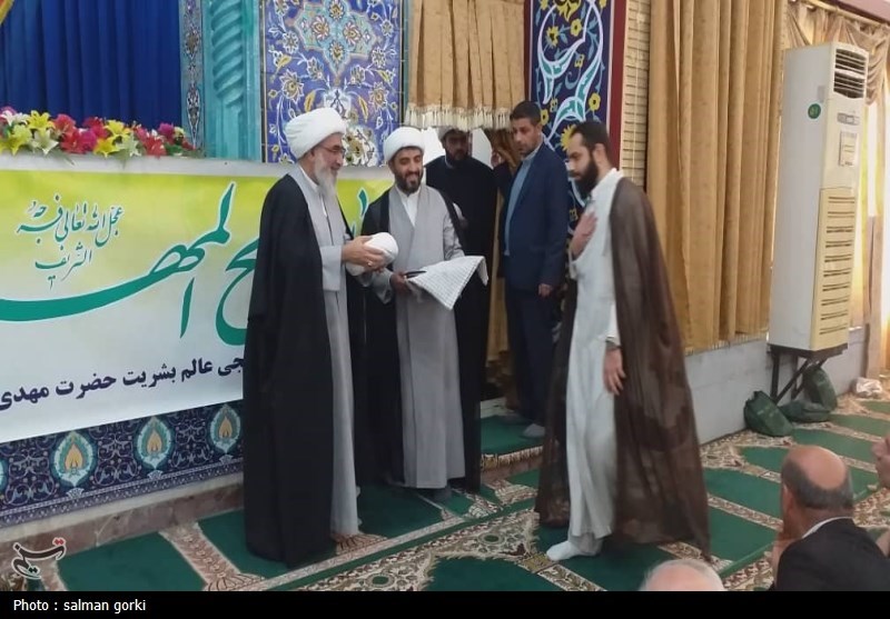 عمامهگذاری طلاب بوشهری در نیمه شعبان