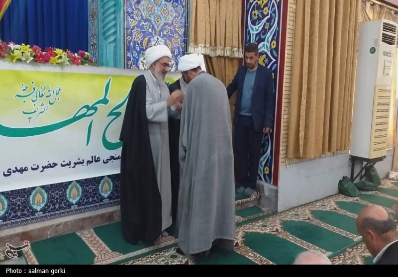 عمامهگذاری طلاب بوشهری در نیمه شعبان