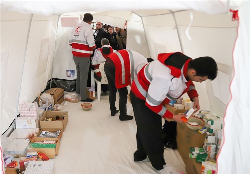 مانور منطقهای درمان اضطراری غرب کشور در کرمانشاه + تصاویر