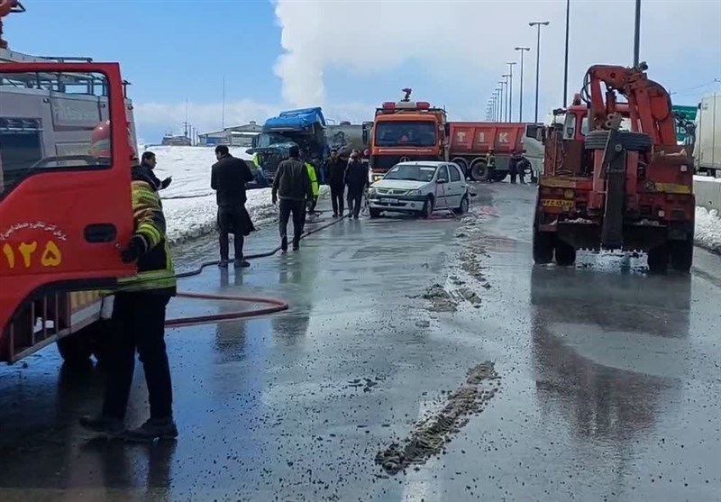 محور توره- اراک مسدود شد