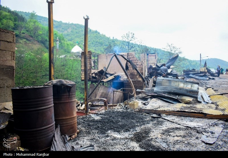 وضعیت روستای امامزاده ابراهیم شفت 300 روز پس از آتشسوزی