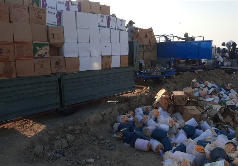 کشف و معدومسازی 18 تن تخممرغ فاسد در ورامین