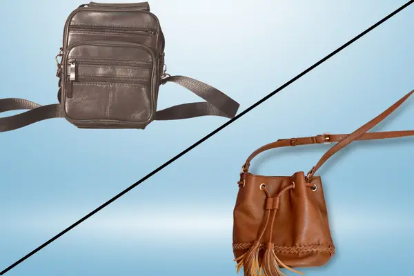 تفاوت کیف دوشی چرم طبیعی و مصنوعی