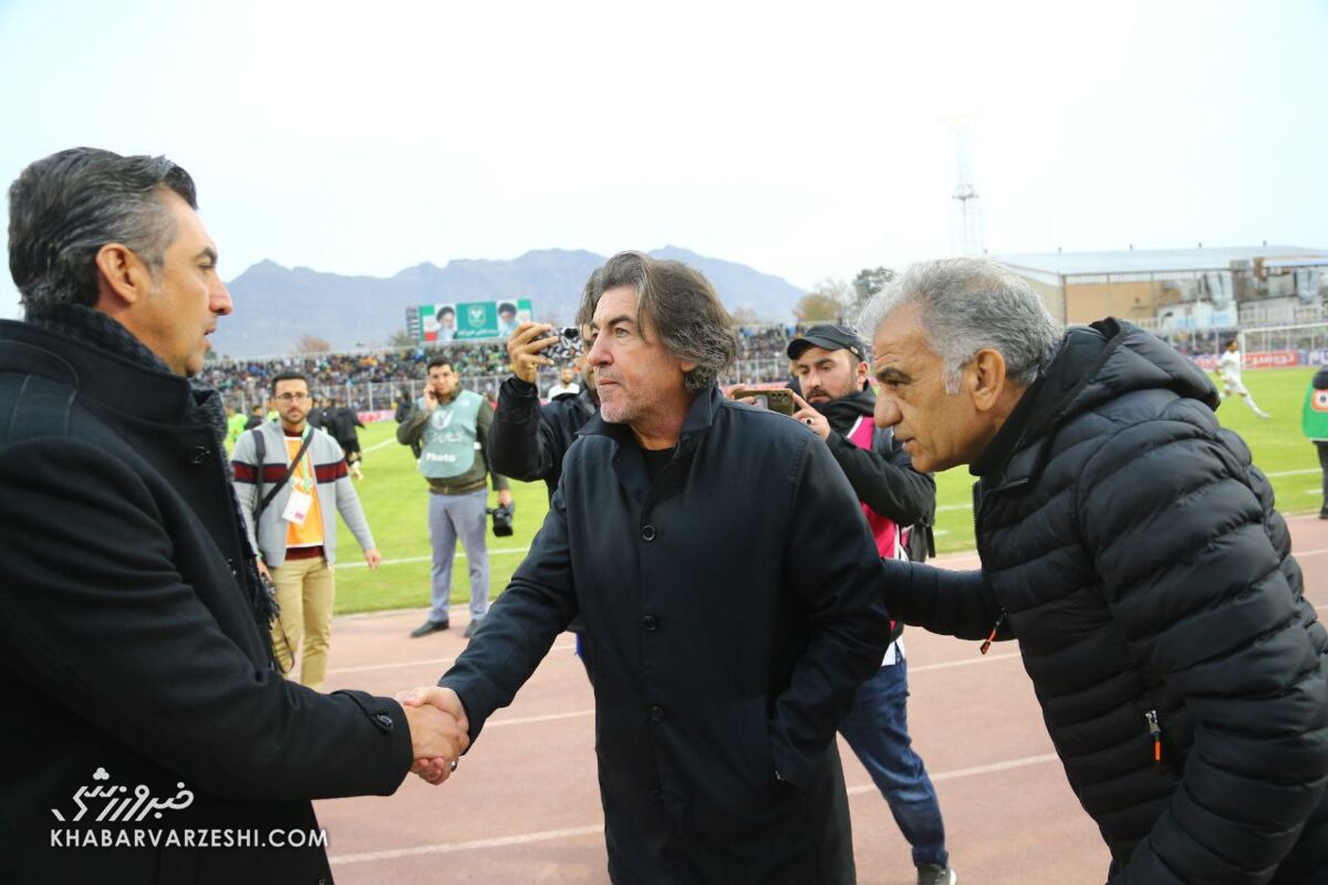 درگیری شدید ساپینتو و رحمتی پس از تساوی جنجالی خیبر و استقلال / ساپینتو , رحمتی , خیبر , استقلال , درگیری