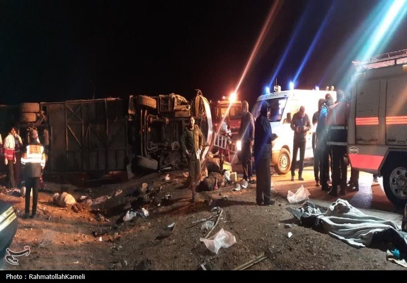 افزایش مصدومان واژگونی اتوبوس در محور اصفهان-نطنز / اخبار کاشان - اخبار استانها