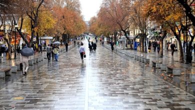 بارش پراکنده باران در یزد همزمان با ولادت حضرت فاطمه (س) / اخبار یزد - اخبار استانها