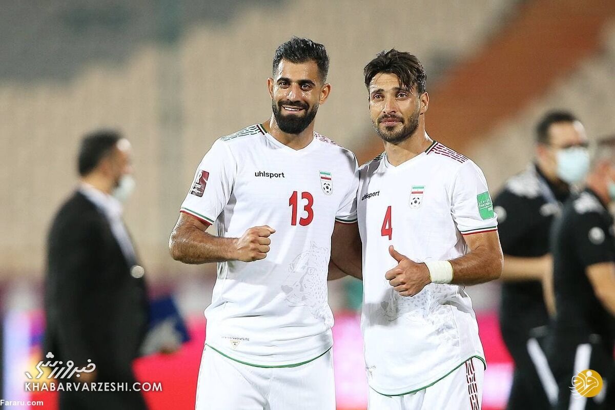 درگیری و آشتی فوری کنعانیزادگان و خلیلزاده در بازی تراکتور - پرسپولیس / پرسپولیس , تراکتور , شجاع خلیلزاده , حسین کنعانیزادگان , درگیری