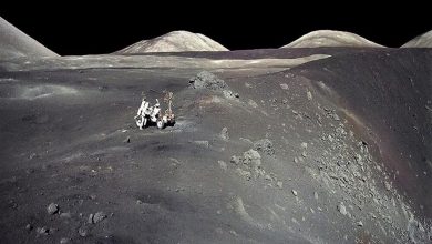 تصویر تاریخی ناسا از ماموریت آپولو ۱۷: فضانوردان در دره ثور-لیترو / ناسا , آپولو ۱۷ , ماه , فضانوردان , یوجین سرنان