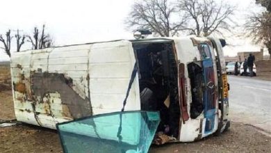 14مصدوم در واژگونی مینیبوس مدرسه در جاده نیشابور- سبزوار / اخبار خراسان رضوی - اخبار استانها