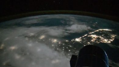 تصاویر فضایی: عکاسی فضانورد ژاپنی از ژاپن در شب / ایستگاه فضایی بینالمللی , فضانورد ژاپنی , عکس فضایی , تحقیقات فضایی , مجمعالجزایر ژاپن