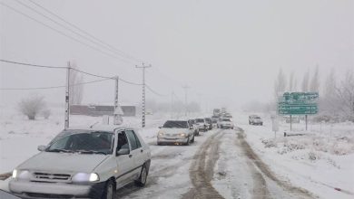 بارش یک متری برف در سربیژن؛ راه سربیژن و فاریاب - کهنوج بسته شد / اخبار کرمان - اخبار استانها