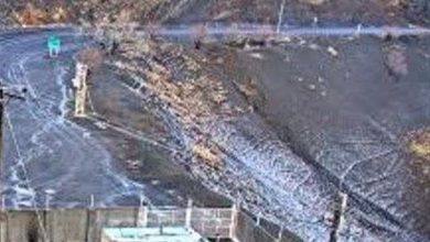 بارش برف پاییزی در استان مرکزی/ جاده های استان مرکزی لغزنده است / اخبار مرکزی - اخبار استانها