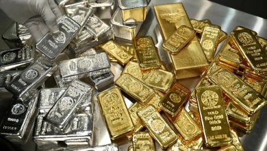 کاهش قیمت طلا و نقره در بازارهای جهانی / طلا , نقره , بازار جهانی , قیمت , فلزات ارزشمند