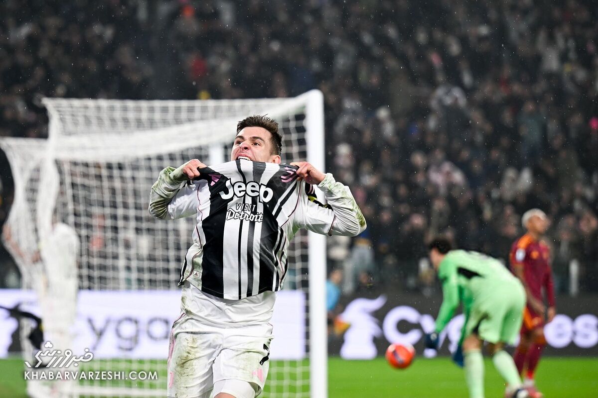 پیروزی یوونتوس مقابل رم در هفته شانزدهم سری آ ایتالیا / یوونتوس , رم , سری آ ایتالیا , فوتبال ایتالیا , آلیانتس استادیوم