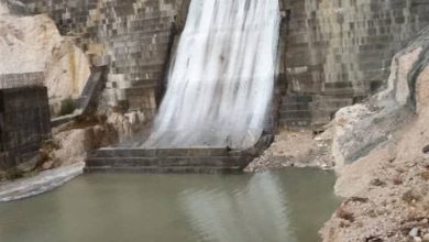 سرریز نخست سد «اخند» عسلویه در پی سامانه بارشی اخیر / اخبار بوشهر - اخبار استانها