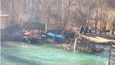 پل معلق بر رودخانه زایندهرود در روستای گرمدره فرو ریخت / اخبار چهارمحال و بختیاری - اخبار استانها