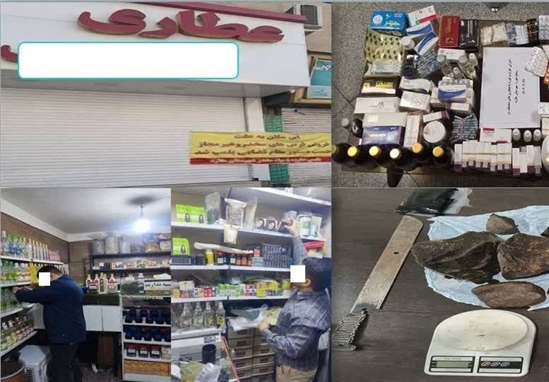 پلمب 7 عطاری متخلف و کشف 40 هزار قرص غیرمجاز در غرب استان تهران / اخبار استان تهران - اخبار استانها