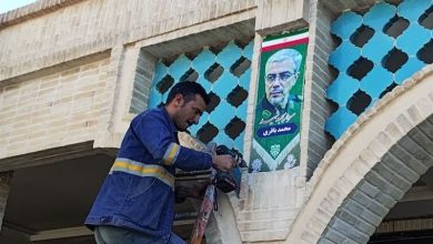 هسته مرکزی و بازار شهر طبس به تمثال مبارک شهدا مزین شد / اخبار خراسان جنوبی - اخبار استانها